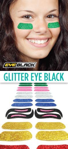 sparkly eye black|black and white eye design.